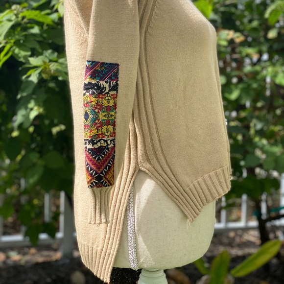 Boho patchwork sweater - Picture 3 of 3